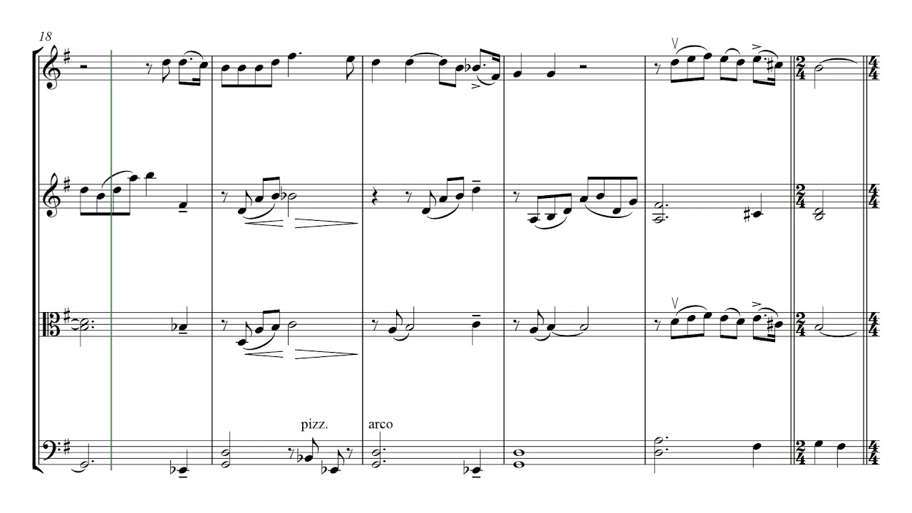 Puccini Nessun Dorma | String Quartet Sheet Music