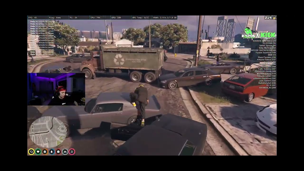 AZIZOS/CHAFCHA.                                                FIGHT  BALLAS+VAGOS VS LSPD🔥🔥🔥