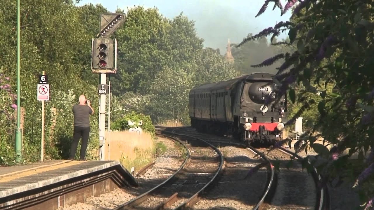 steam train at speed # 223