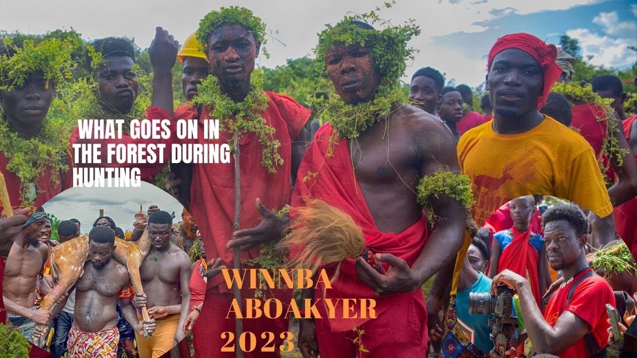 SEE HOW DENTSIFO-Asafo No2 (Warriors ) HUNT FOR DEER IN THE FOREST FOR SACRIFICE  #WINNEBAABOAKYER23