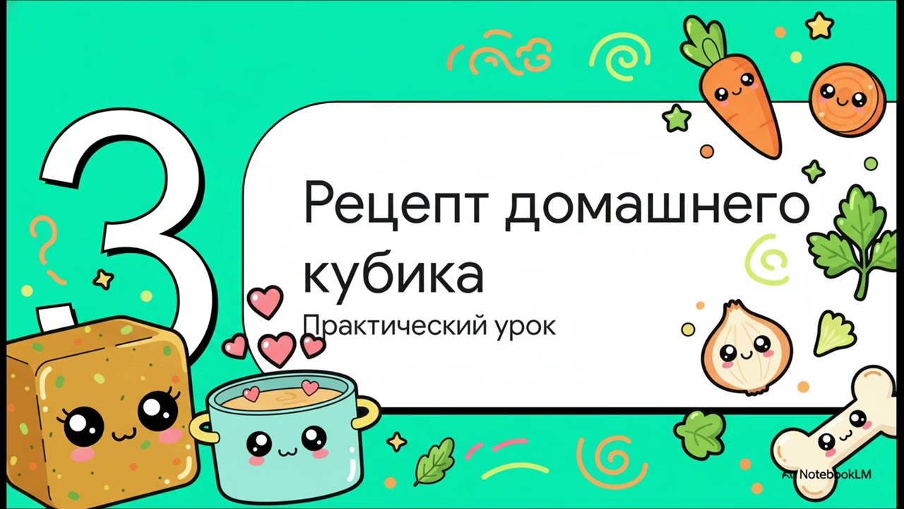 Бульонный кубик  Урок и рецепт