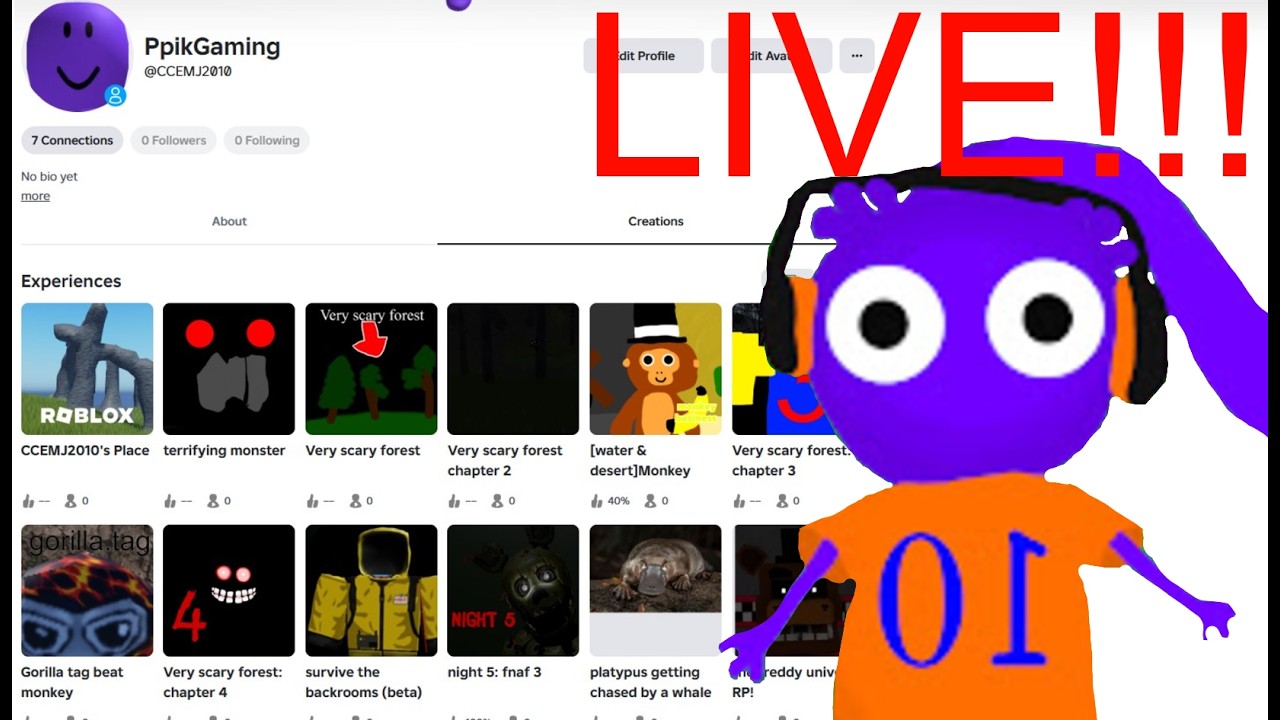 playing my roblox games LIVE!