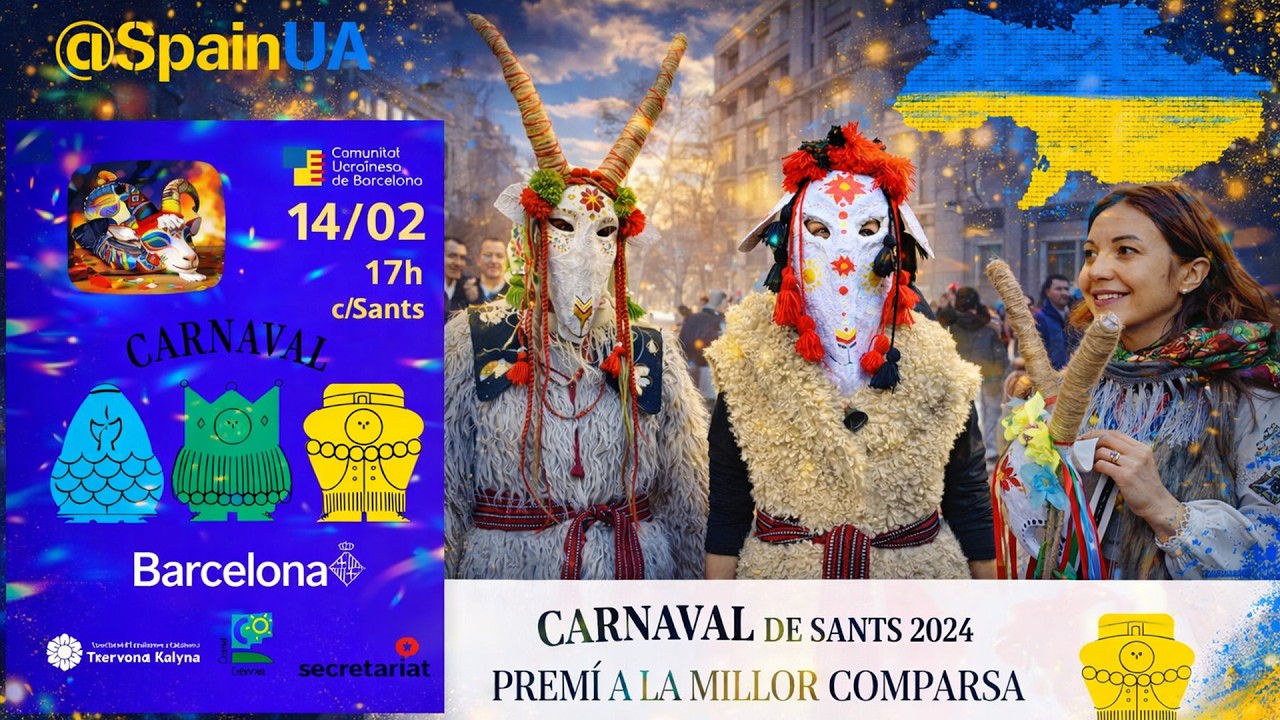 💙💛 Карнавал 2026 у Барселоні 🇪🇸✨