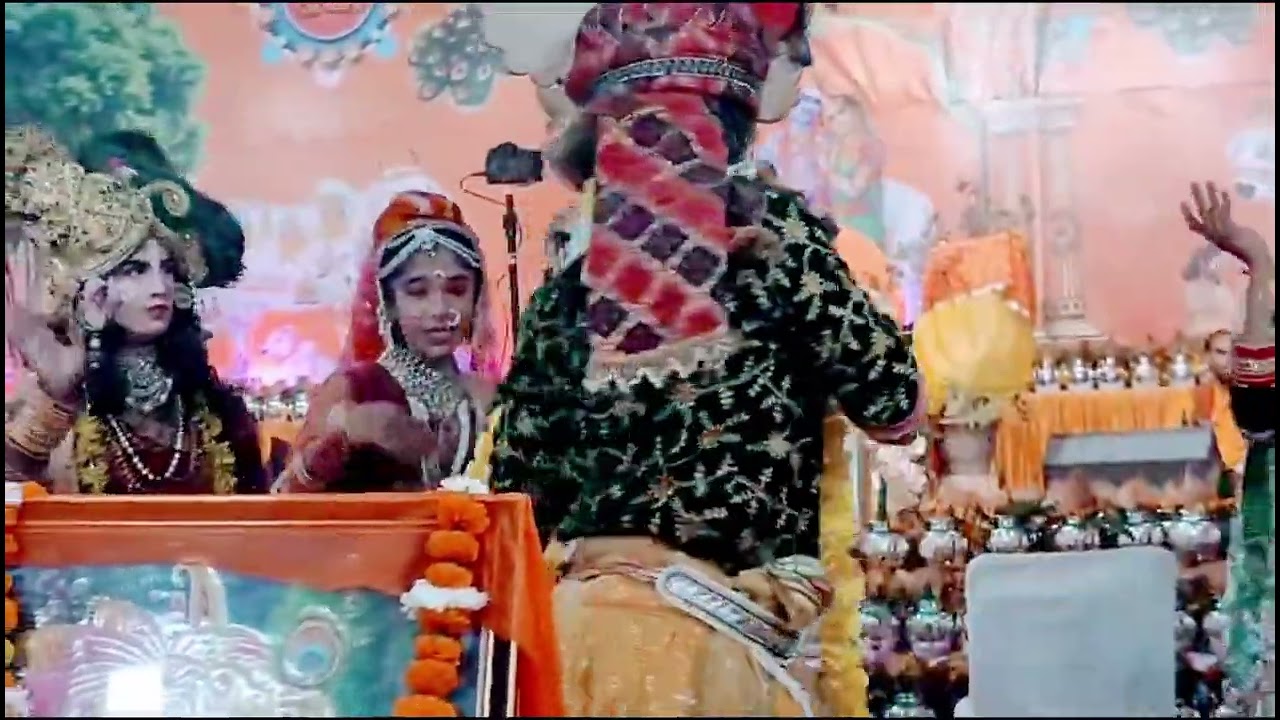  राधा कृष्ण की डांस वीडियो राधा  झांकी की वीडियो
