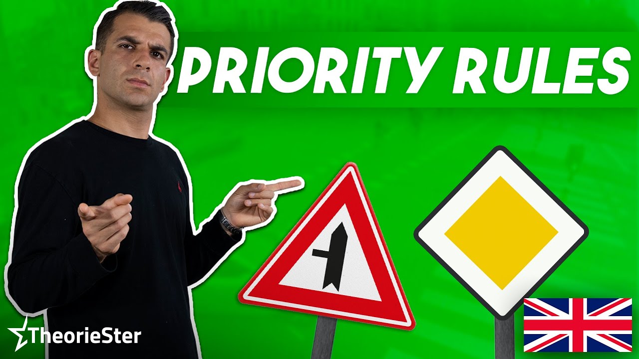 Dutch driving license theory exam - Priority rules  (CBR 2022)