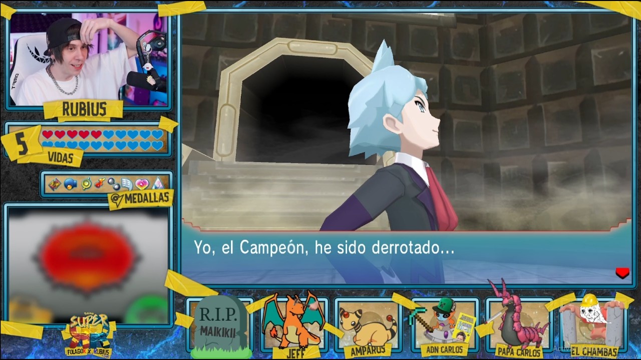 Rubius Campeon de la liga Pokemon