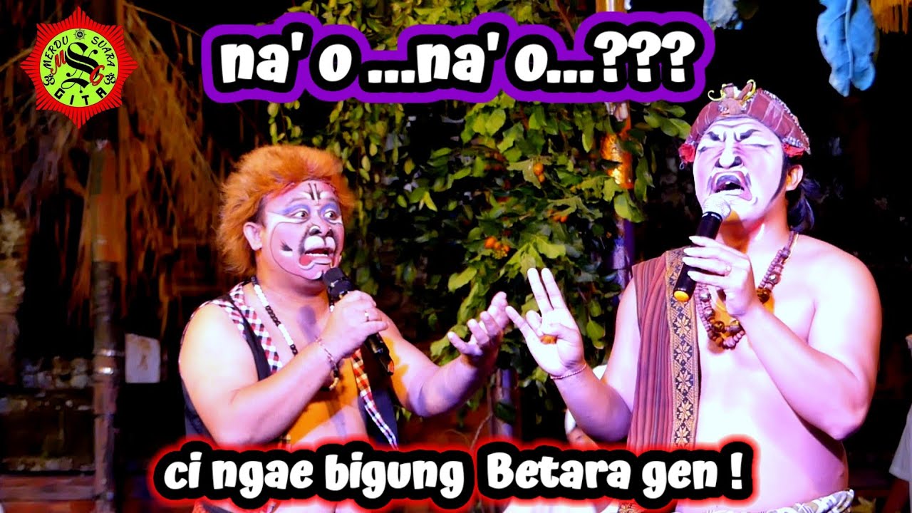 Ngae bingung Betara gen ci !!! Sengap ngewalek  Mang ekok .lawak lucu Pura Dalem Gegelang, Lukluk
