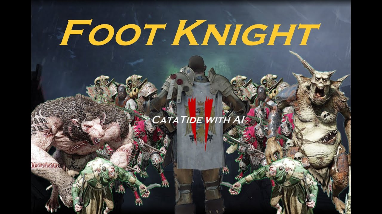 Golden Foot Knight with Greatsword - Screaming Bell - CataTide with AI