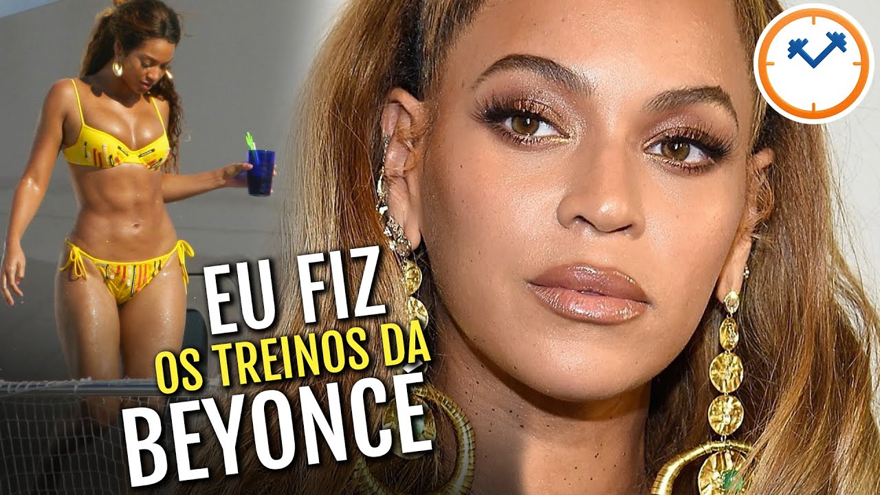 🔥TREINO e DIETA da BEYONCE (eu fiz 2 treinos dela) | Saúde na Rotina