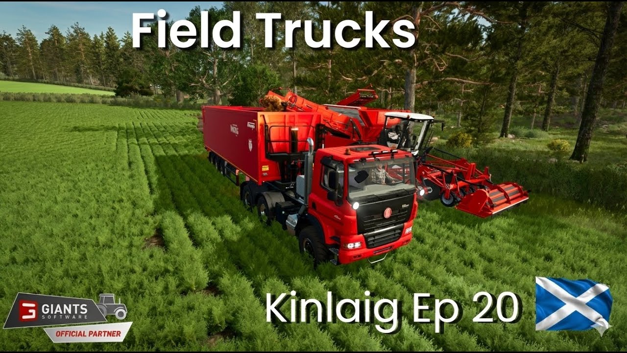 NEW FIELD TRUCKS for Huge Hauls! FS25 Kinlaig EP20
