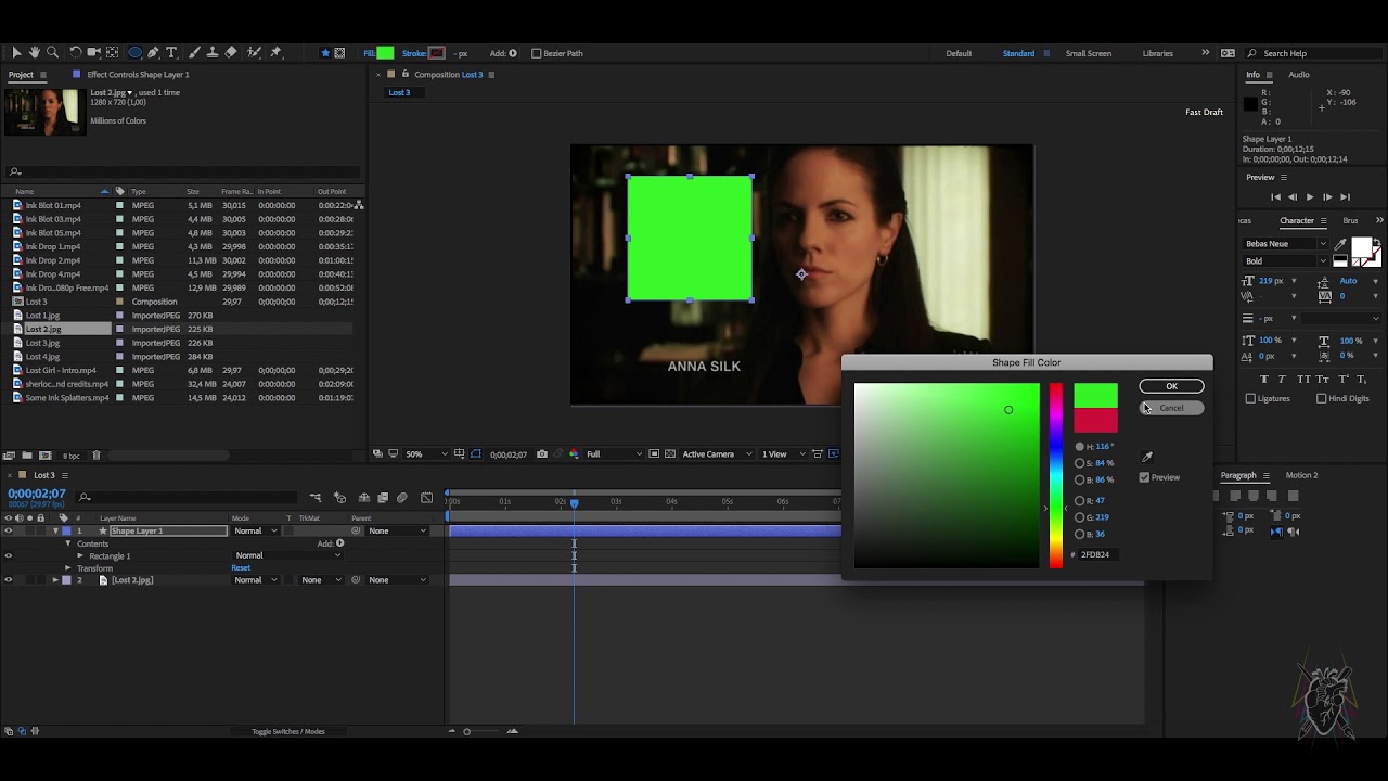 Canal Alpha y Luma Matte - After Effects