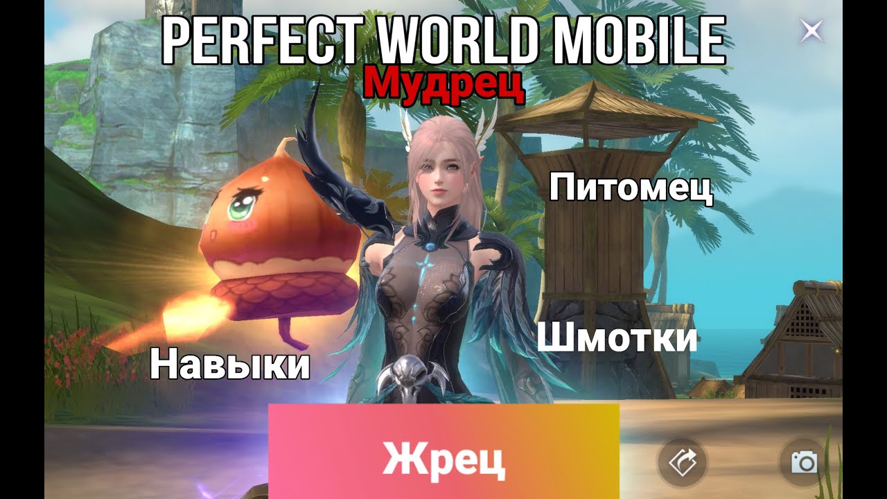 ГАЙД ЖРЕЦ МУДРЕЦ. НАВЫКИ,ПРОКАЧКА, КАМНИ PERFECT WORLD MOBILE