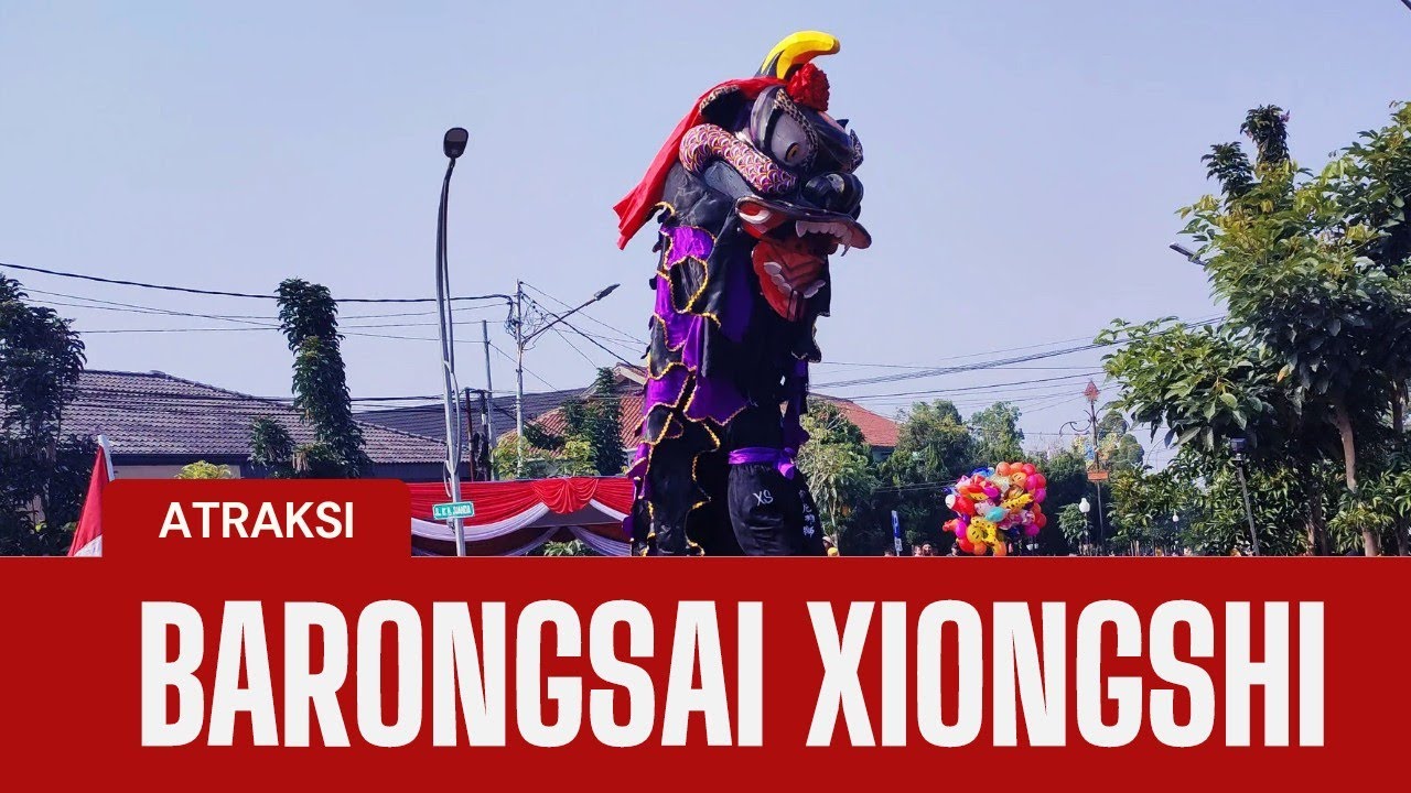 ATRAKSI BARONGSAI | peserta kirab budaya kota sukabumi 2023