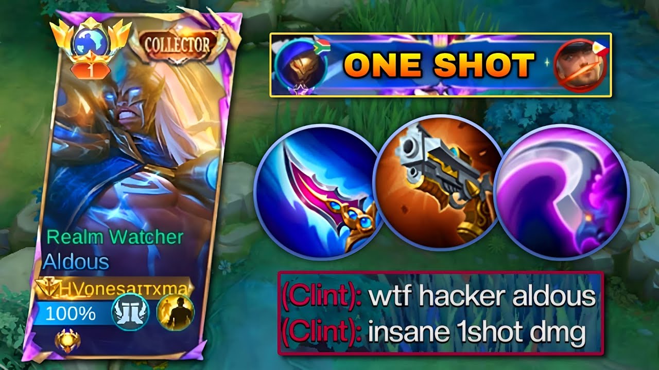 ALDOUS FULL PENETRATION 1SHOT DAMAGE BUILD IS HERE!!! | SUPER 100% BROKEN🔥 (you must try!)