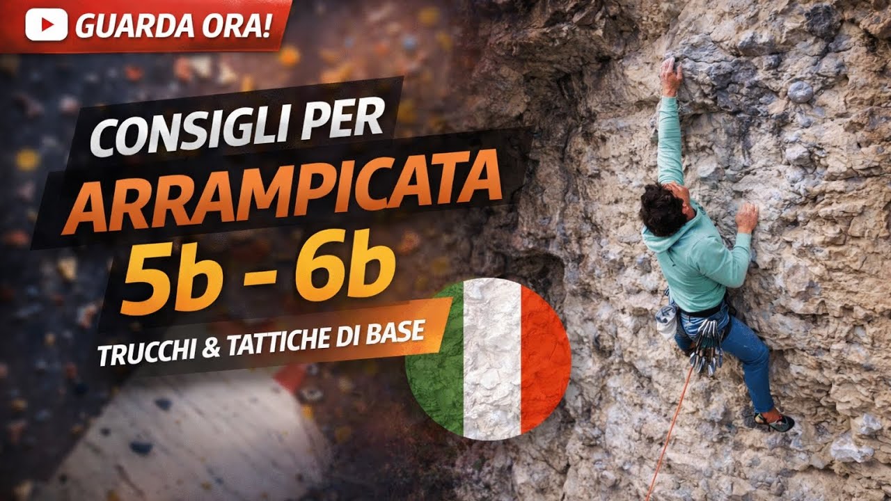 Arrampicata: consigli per l’arrampicata livello 5b-6b