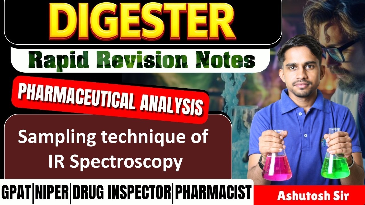 D-57 | Sampling Technique of IR Spectroscopy | Rapid Revision Notes