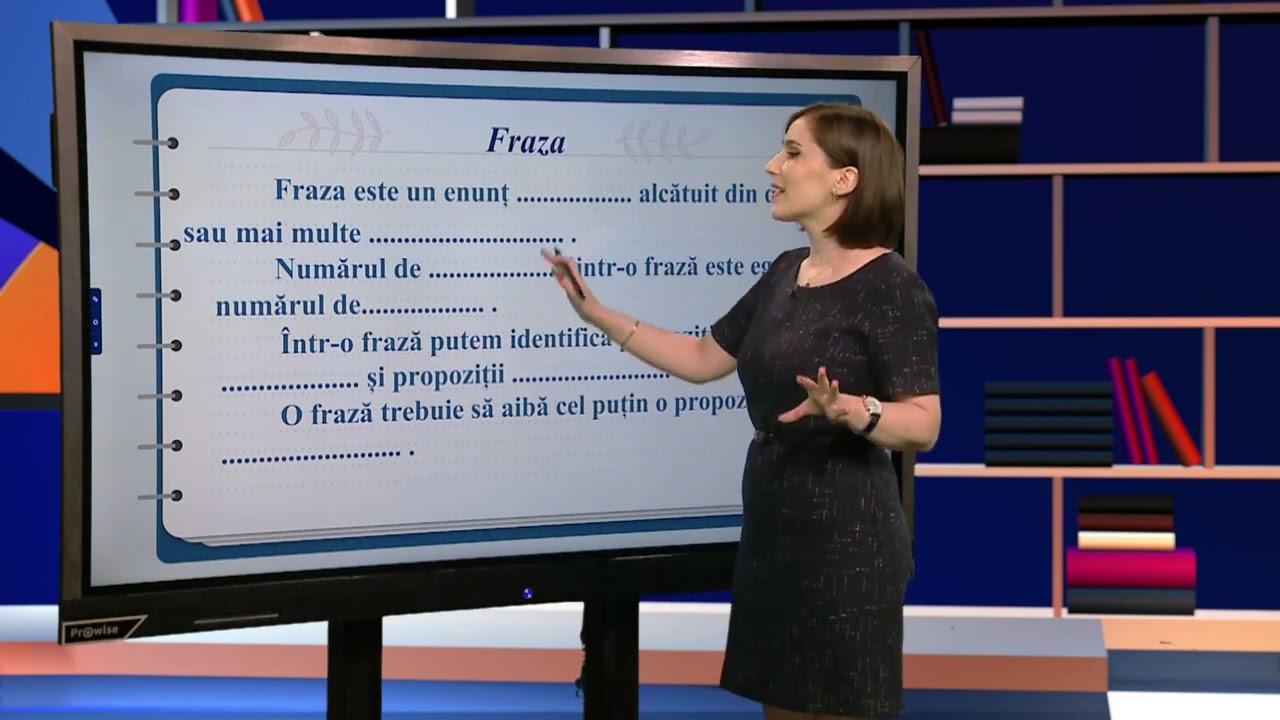 TeleŞcoala: Limba şi literatura română clasa a VIII-a – Fraza. Coordonarea (@TVR2)