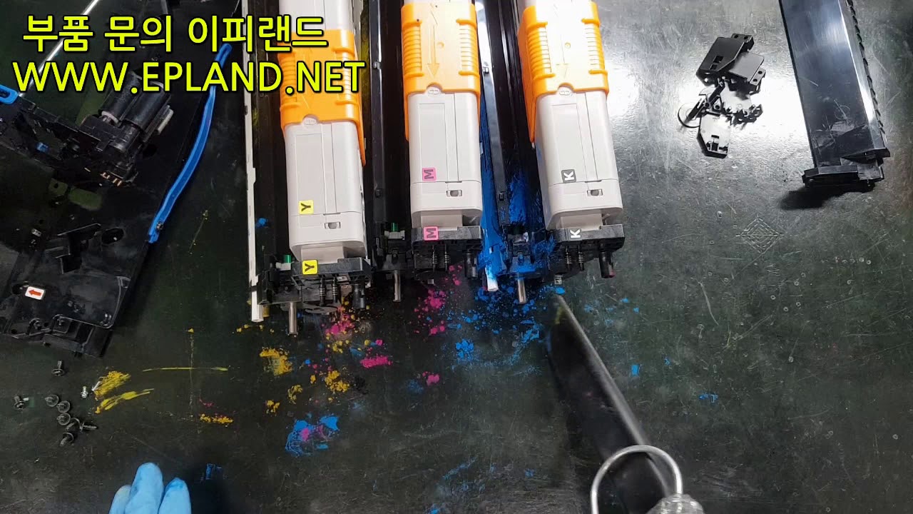 OKI 오키 C310dn C361dtn C510dn C530dn MC560N MC561dtn 드럼수리 리셋 교체 방법 DRUM Repair