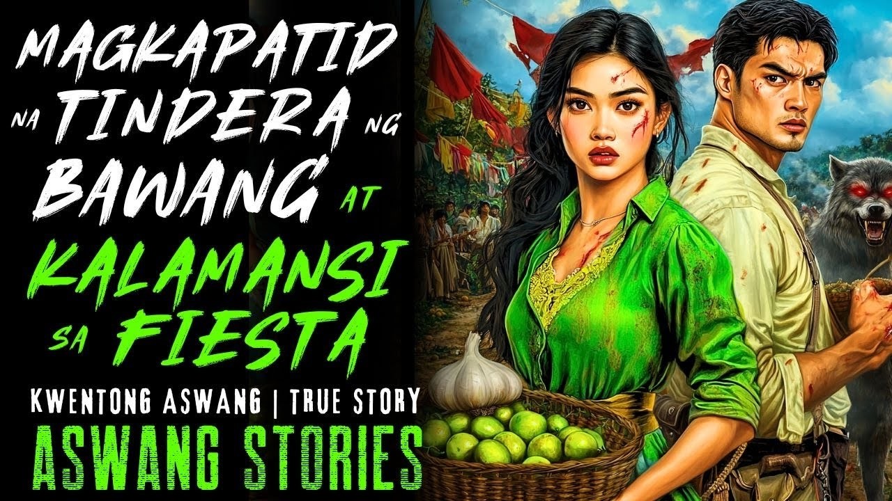 MAGKAPATID NA NAGTITINDA NG BAWANG AT KALAMANSI SA FIESTA NG NAYON I Kwentong Aswang I True Story