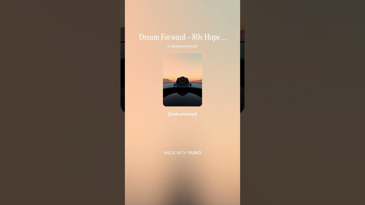 Dream Forward(80s Hope Instrumental)