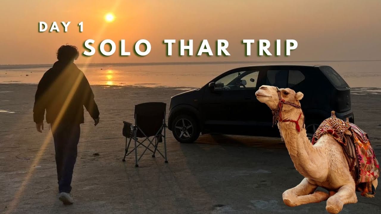 Day 1| Solo Tharparkar Journey | First Night in the Desert |