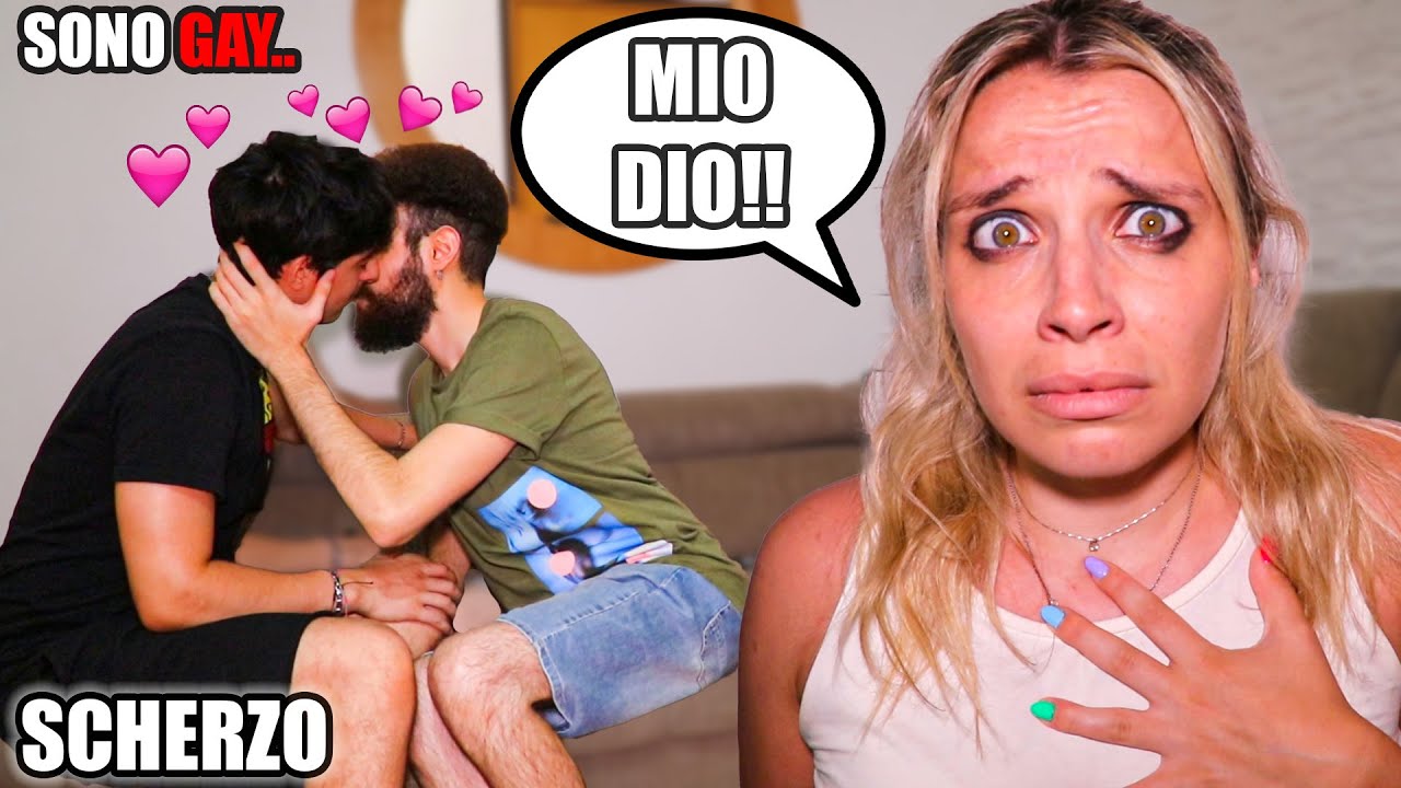 LA MIA RAGAZZA MI SPIA E SCOPRE CHE SONO GÄY! -SCHERZO! *NON L'HA PRESA BENE*