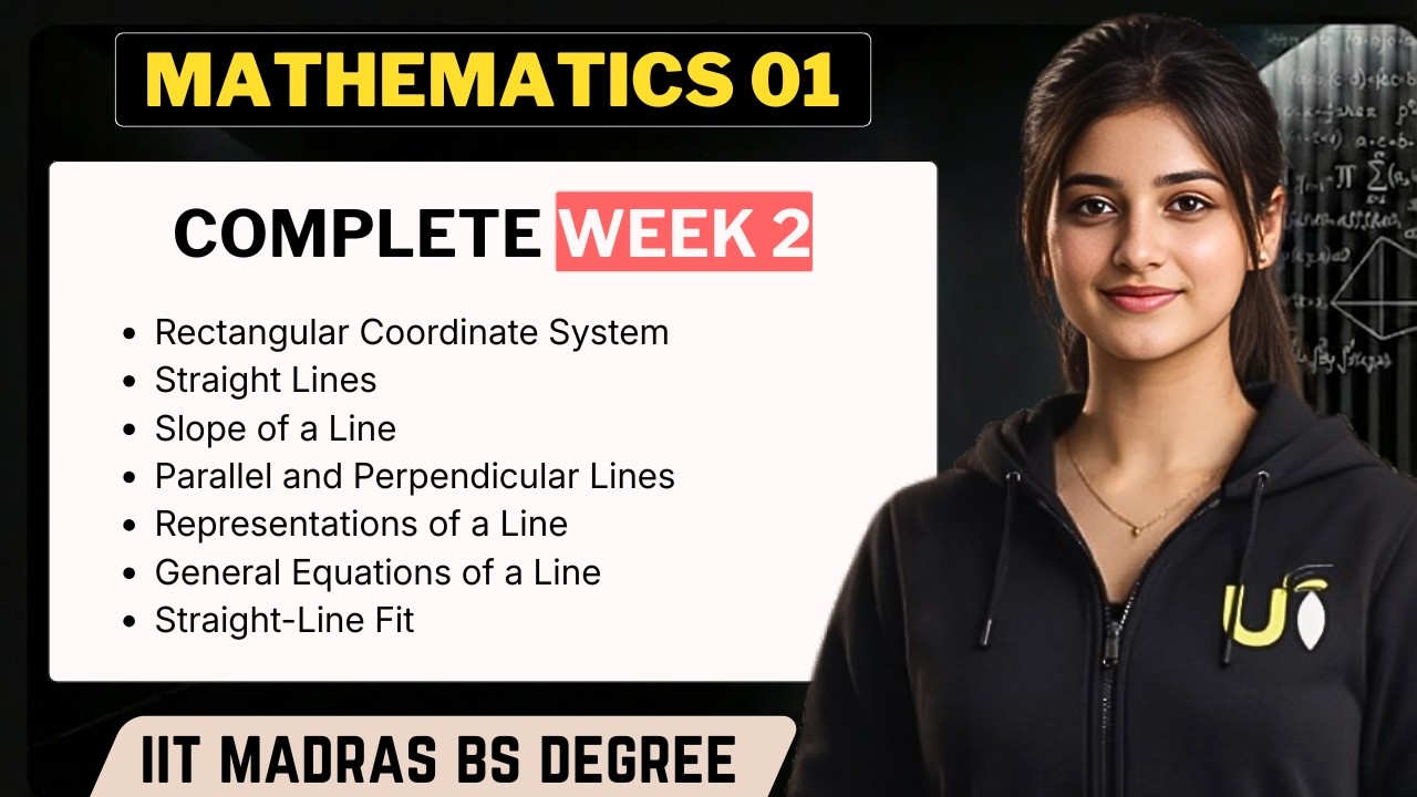 Complete Mathematics 01 Week 2 + Question Practice | IIT Madras BS Degree