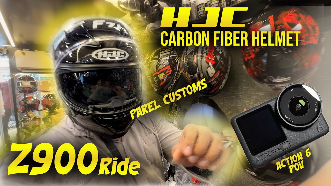Finally in Mumbai! HJC Carbon Fiber Helmet at Parel Customs Store | Fit, Comfort & Experience