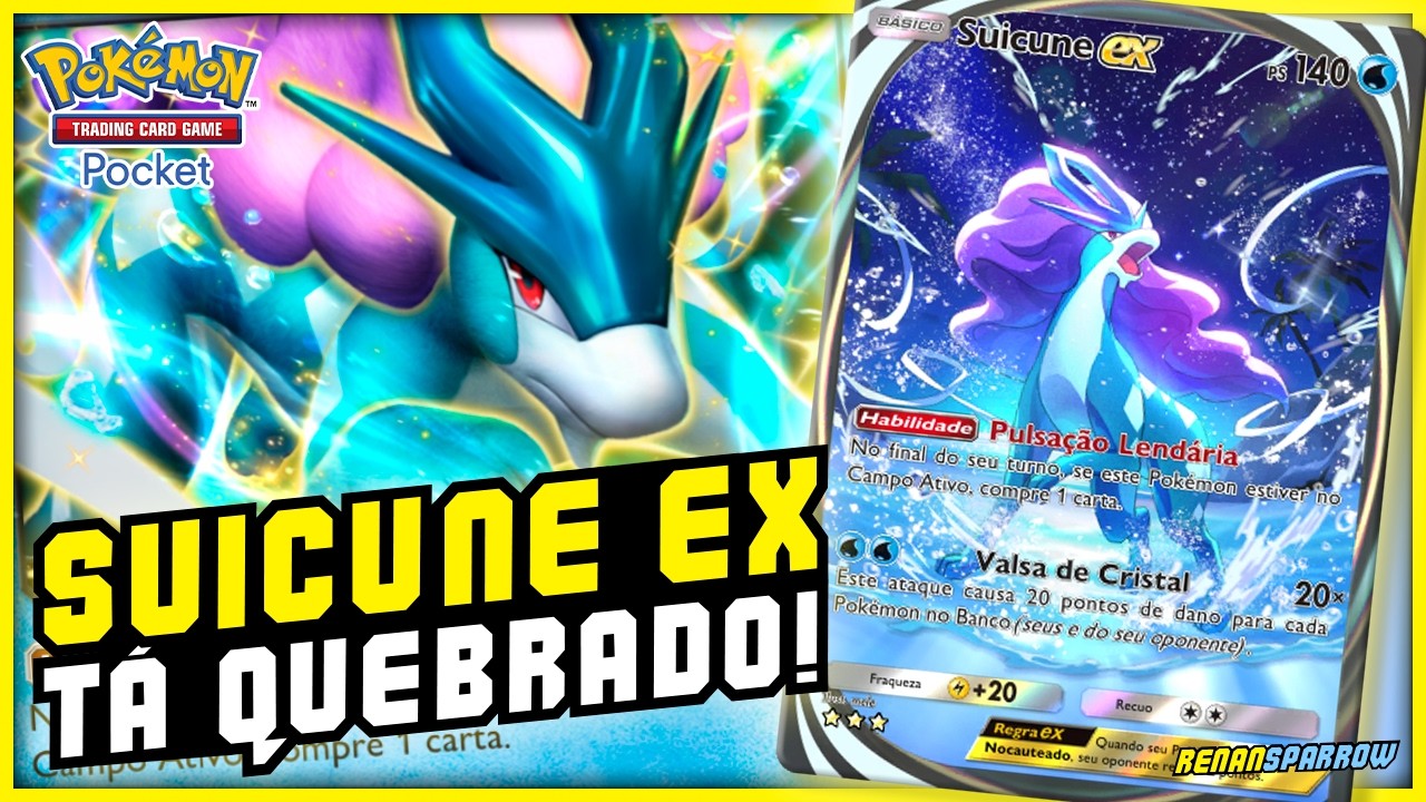 INSANO: SUICUNE ESTÁ QUEBRANDO O META COM SEU ATAQUE E HABILIDADE! || Pokémon TCG Pocket #289