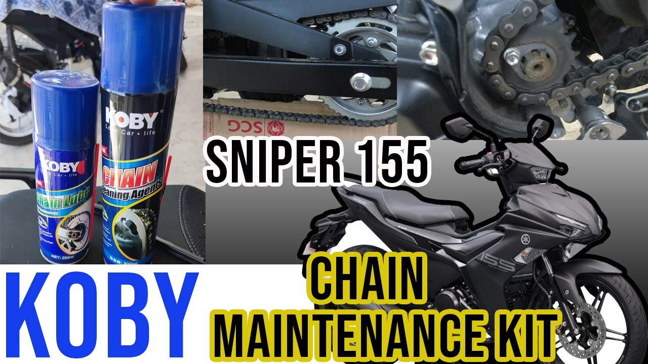 MAINTENANCE SERYE EP. 1 | YAMAHA SNIPER 155 | KOBY CHAIN MAINTENANCE KIT