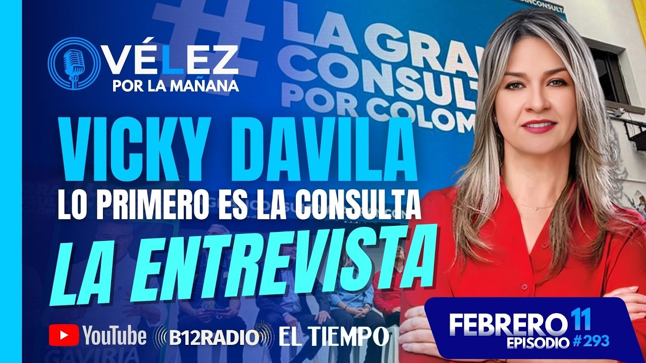 🔊Lo primero es la consulta | Vicky Davila Candidata Presidencial | Velez por la mañana
