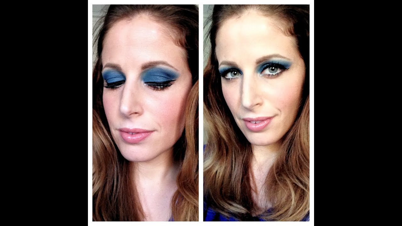 Makeup Tutorial trucco ispirazione 70's blue