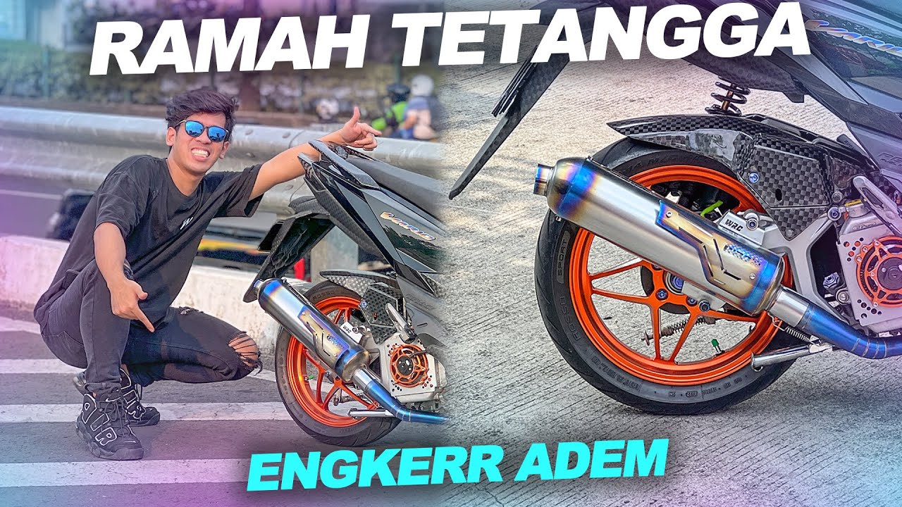 VARIO 65 FREE VATRICK GANTI KNALPOT KONDOMAN WRC !!! SARINGAN 1/4 SUARA PADETTTT