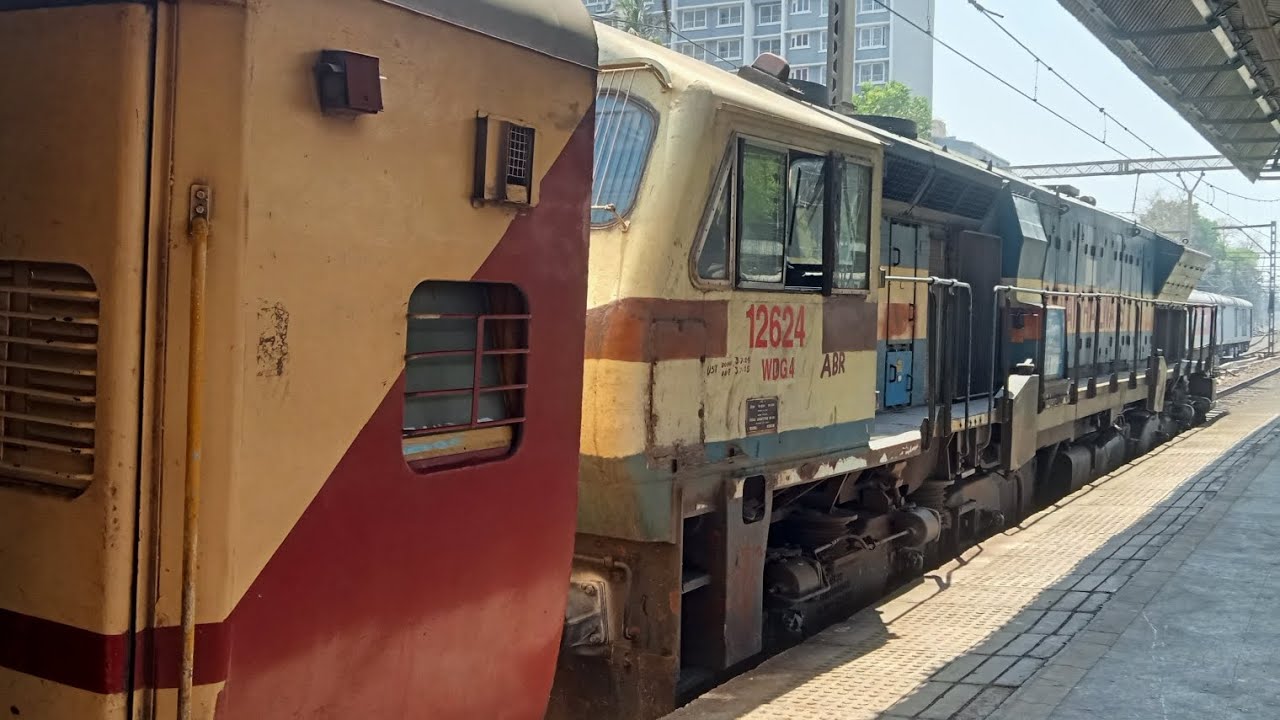 {PART-2} Ride behind EMD 12624 ABR WDG-4 : 09653 AII BDTS SF Special : Palghar to Bandra Terminus