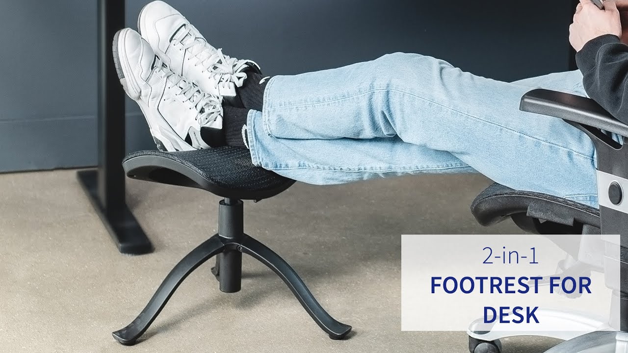 CHAIR-FR01 2-in-1 Footrest & Ottoman for Desk by VIVO