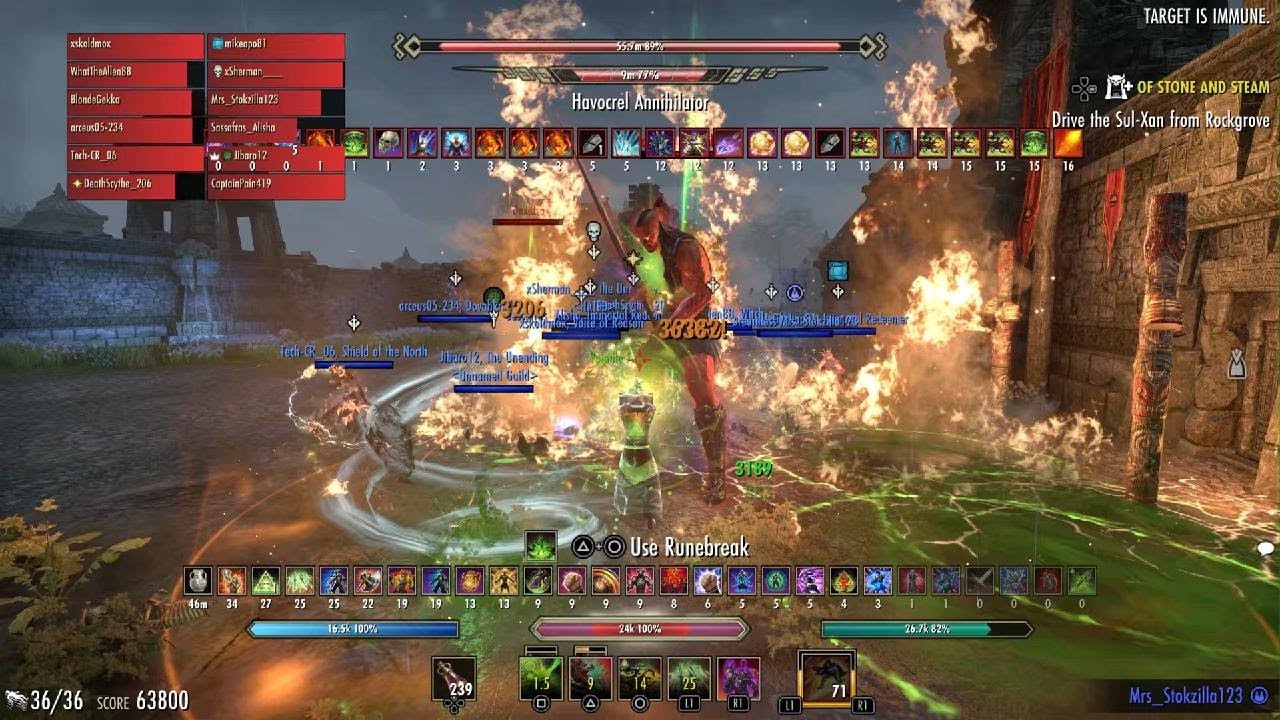 vRG 1st boss, Arc