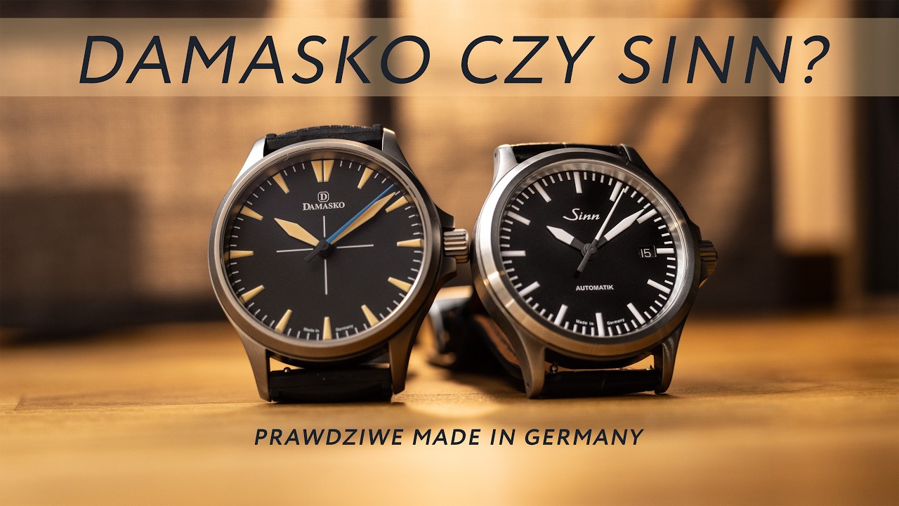 Zegarki DAMASKO - prawdziwe Made in Germany