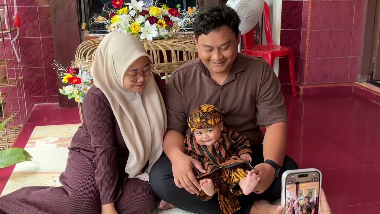 Tedak Siten 7 Bulanan Adek Kanaka di Pangenrejo