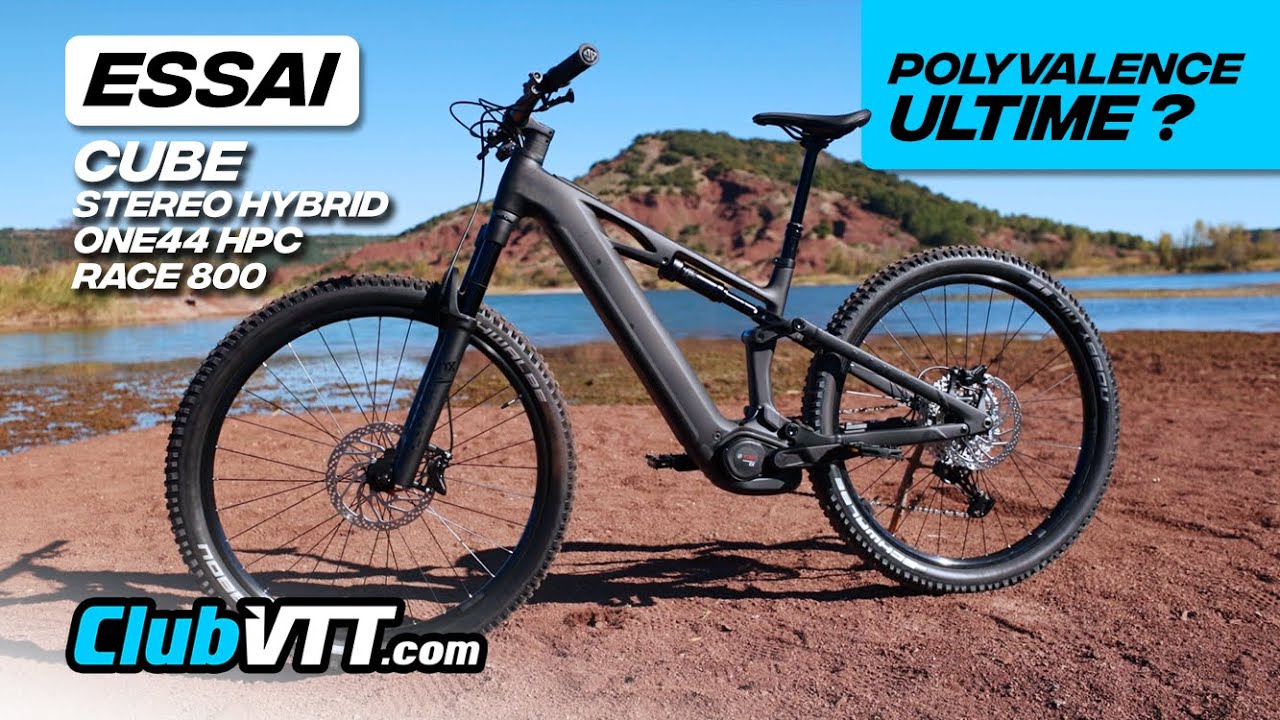 7 raisons qui font du vtt électrique Cube Stereo Hybrid One44 Race 2026 un must have !!! - 803