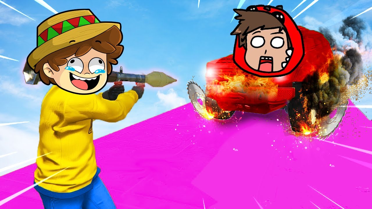 ¡COHETES vs COCHES en GTA 5! 😂💥 GTA ONLINE con RAPTORGAMER SOYDANY y PANCRACIO
