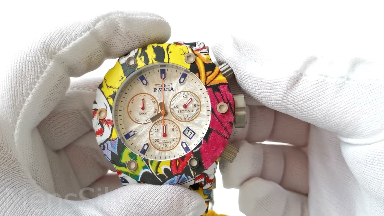 Invicta Subaqua Specialty 33972 Hydroplated Graffiti Big Men's Watch | Часы Инвикта Субаква Граффити