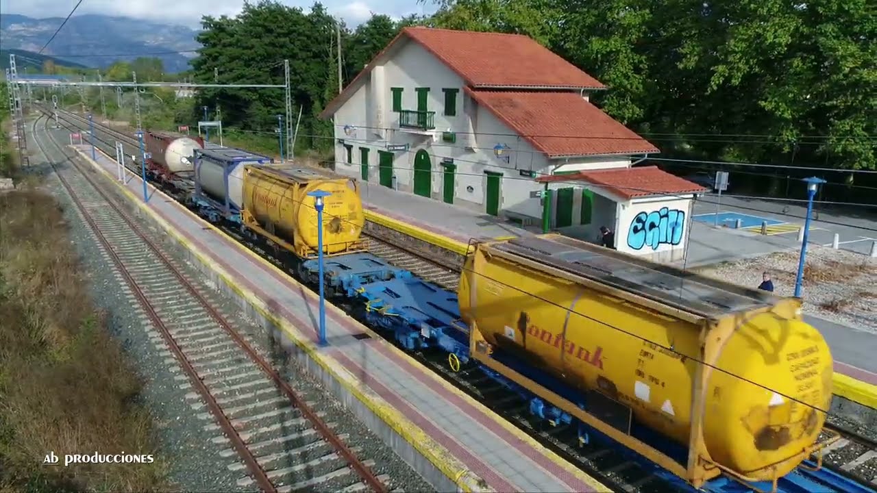 TRAINSPOTTING (VOL. 6699) Trenes de Mercancías Renfe (Drone) (UHD 4K)