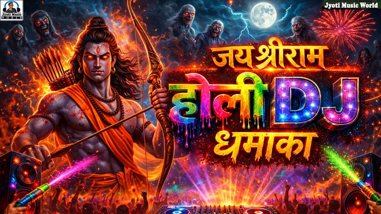 जय श्रीराम &ndash; होली DJ धमाका 2026 🚩| Jai Shree Ram Holi DJ Remix | Nonstop Holi Mashup