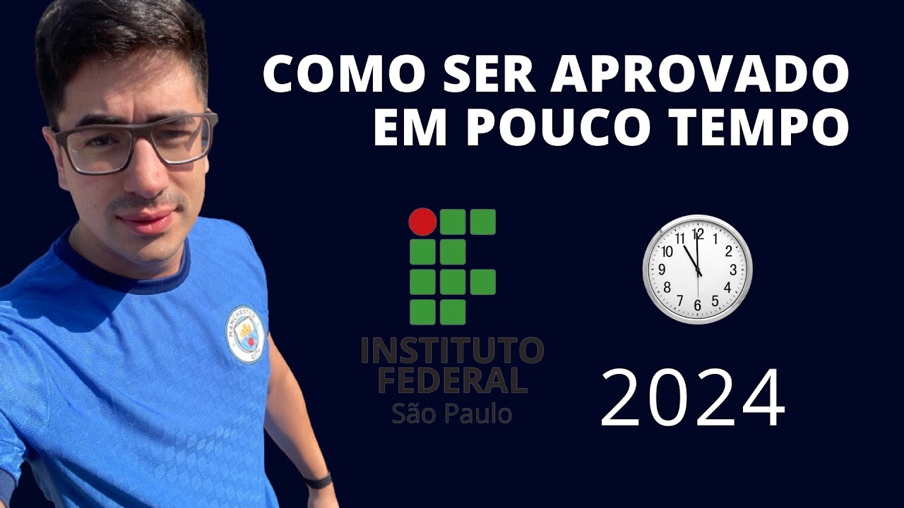Como passar no IFSP em 1 m&ecirc;s?! Saiba agora! 🔥