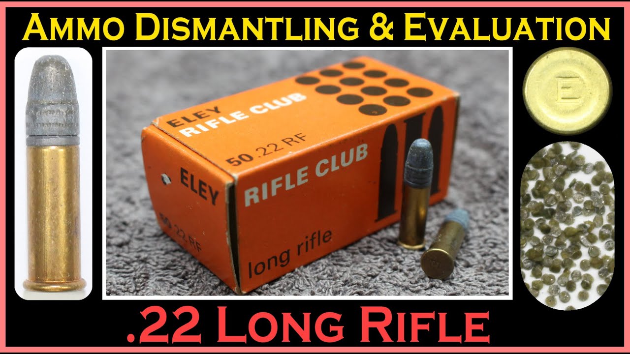 .22LR Deconstruction (Eley Rifle Club 40grs - LRN) Ammo/Ammunition Dismantling & Evaluation.