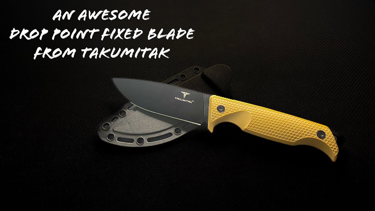 AN AWESOME BUDGET FRIENDLY FIXED BLADE KNIFE FROM TAKUMITAK ⚔️🔥 The Takumitak Easy Night