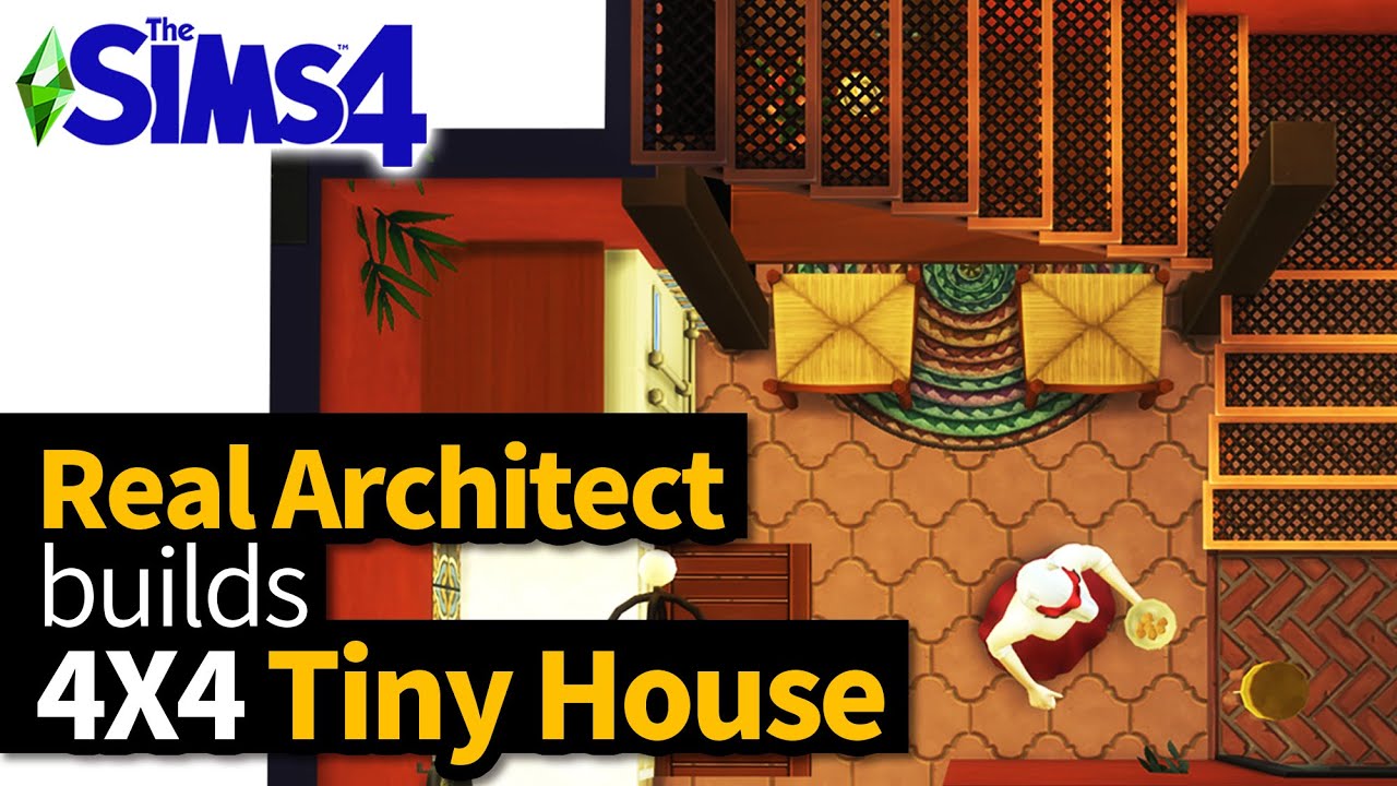 진짜 건축가가 5평 땅에 초소형 집을 짓는다면!? 심즈4 미니멀라이프ㅣA Real architect builds 4X4 Tiny House in the Sims 4