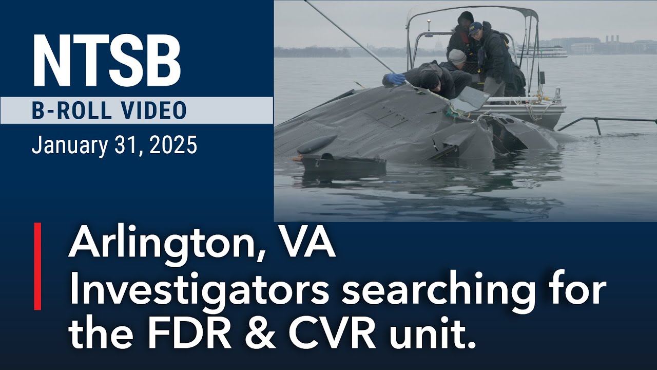 NTSB B-Roll - Investigators search for the combined FDR & CVR of the Sikorsky UH-60L Black Hawk.
