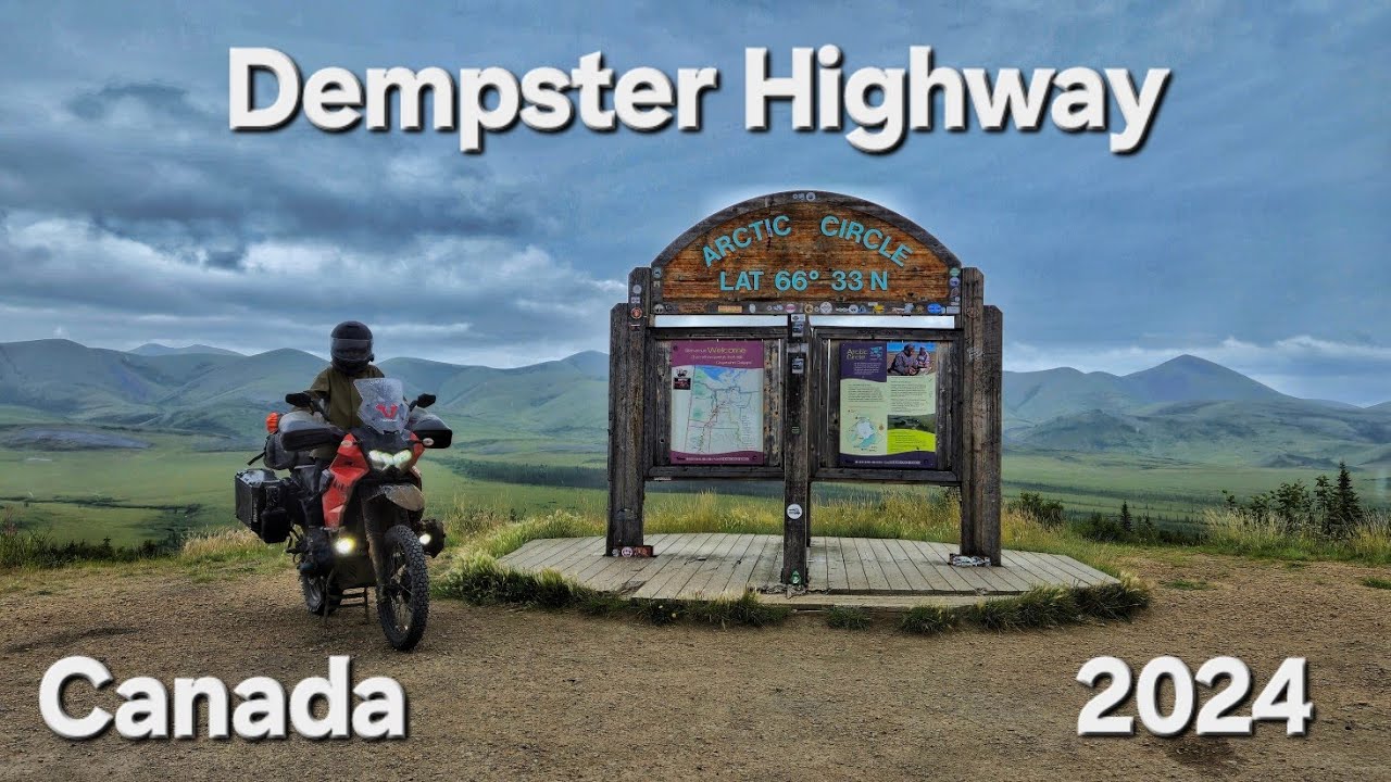 Dempster Highway, Canada. A Bucket List Adventure Motorcycle Trip.