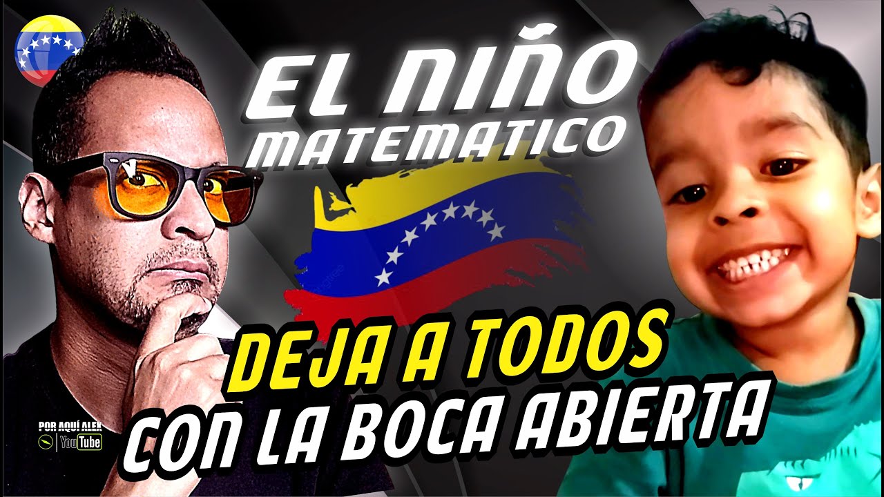 Niño VENEZOLANO 🇻🇪  de 3 Años Experto en MATEMÁTICAS - Increíble 😳